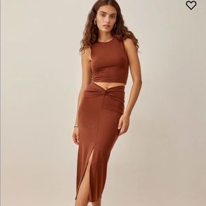 Reformation Rylan Two Piece Skirt Set
